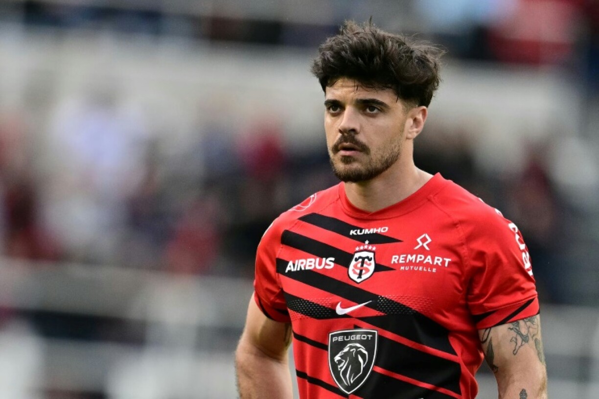 Toulouse's French fly-half Romain Ntamack