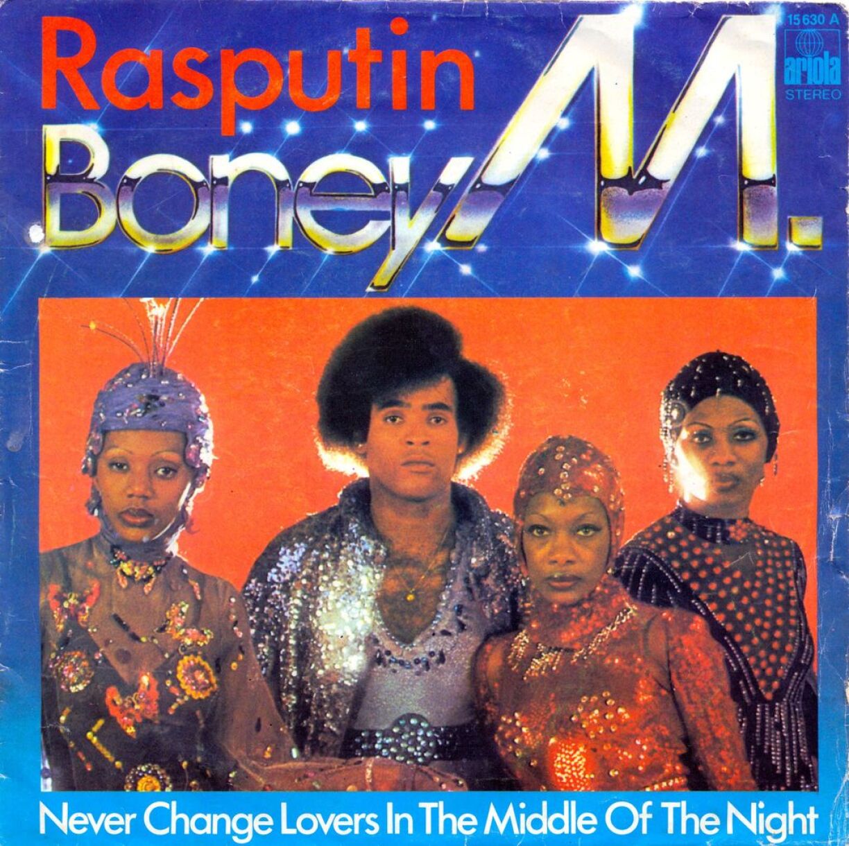 Boney M single artwork.