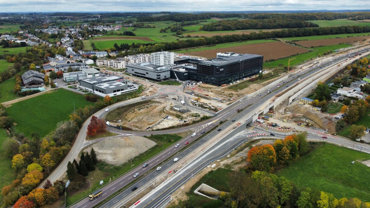 Le nouveau tracé passera au nord de Pontpierre et desservira directement le nouveau complexe de GridX à Wickrange.