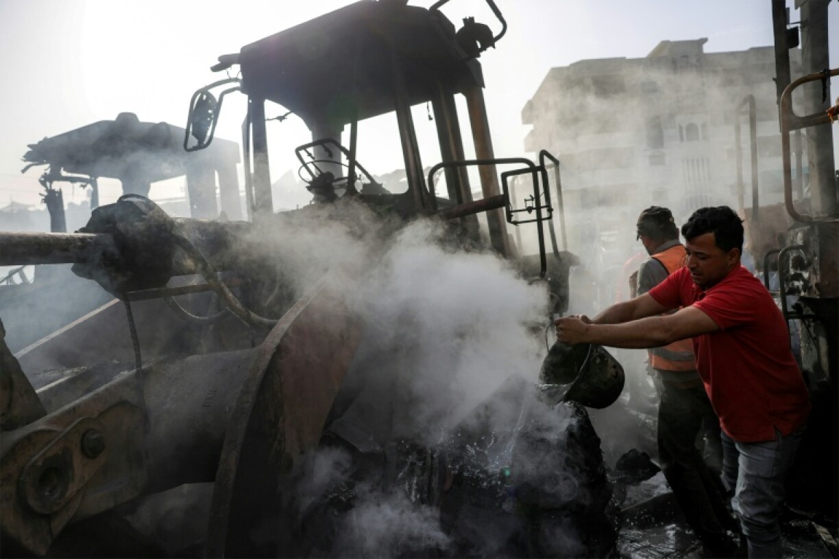 Israel continued to strike the Gaza Strip on Tuesday as negotiators sought again to secure a new ceasefire
