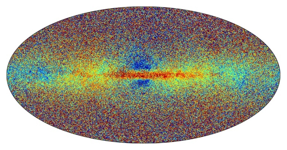 Recognise your home? A map of our Milky Way galaxy, charted by Europe's Gaia space telescope