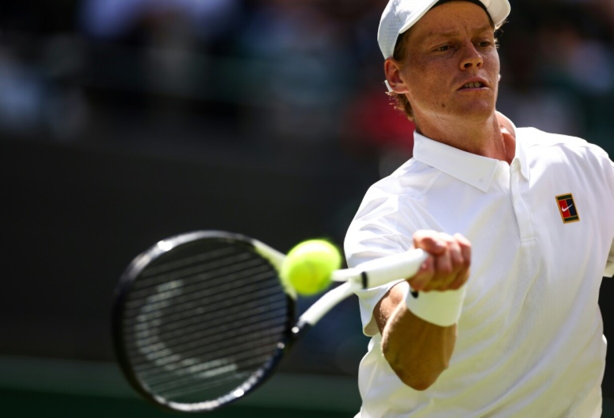 Jannik Sinner cruised to victory against Luca Nardi at Wimbledon