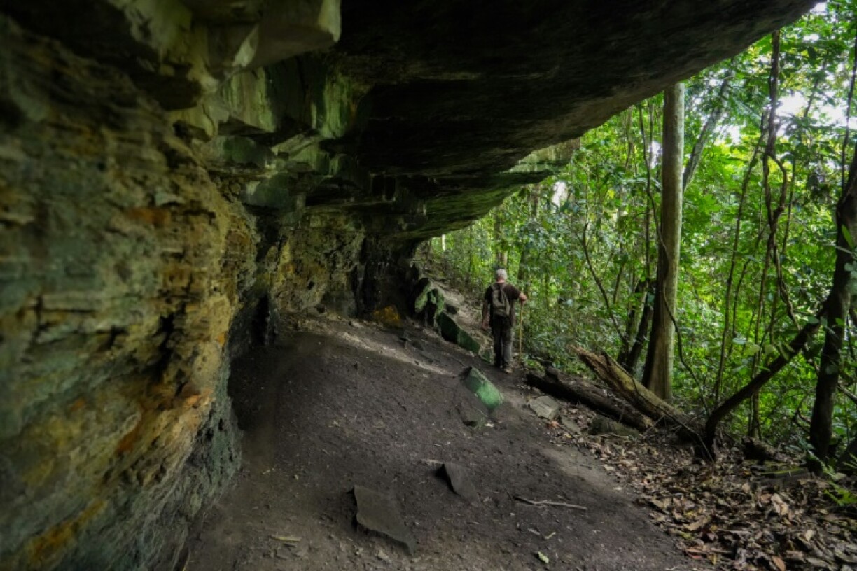 Archaeologist Richard Oslisly leads a dig at Youmbidi Cave in eastern Gabon where unearthed vestiges of prehistoric human activity offer insight into central Africa's past