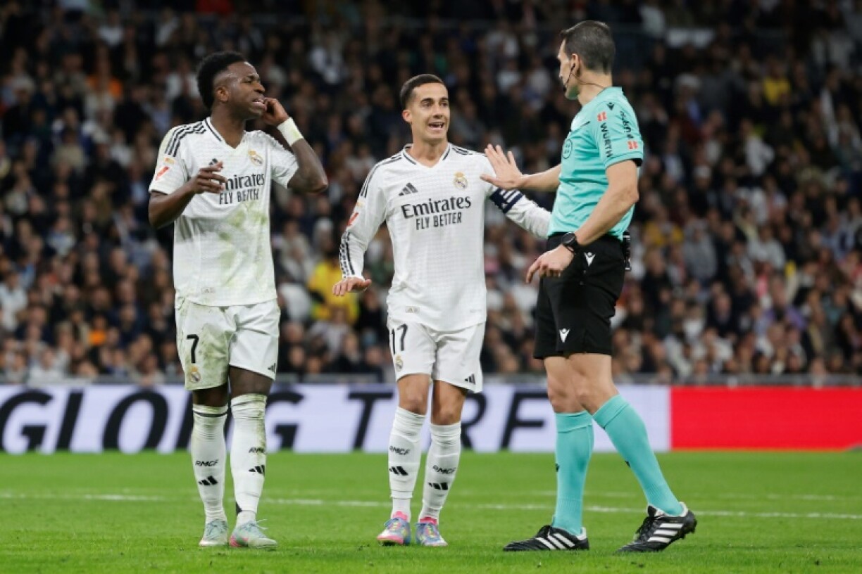 Real Madrid's Brazilian forward Vinicius Junior and Spanish defender will miss the club's final La Liga matches of the season