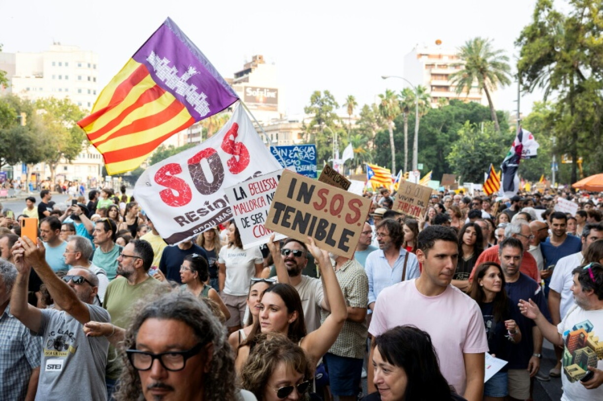 Short-term tourist rentals are blamed for driving up prices and cutting supply, sparking large protests in hotspots including Mallorca