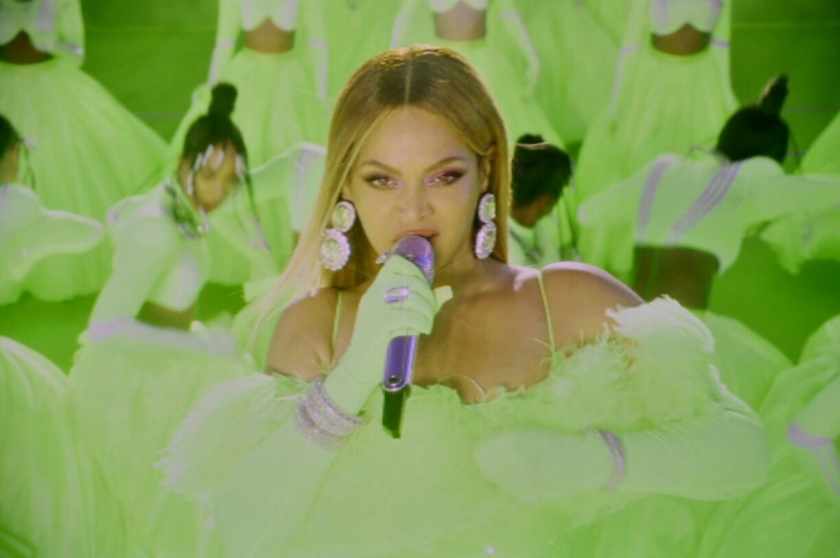 La chanteuse Beyoncé à la cérémonie des Oscars, à Hollywood, le 27 mars 2022