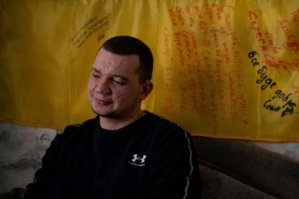 Vladyslav Yeshchenko was blinded while clearing mines near the war-torn city of Bakhmut