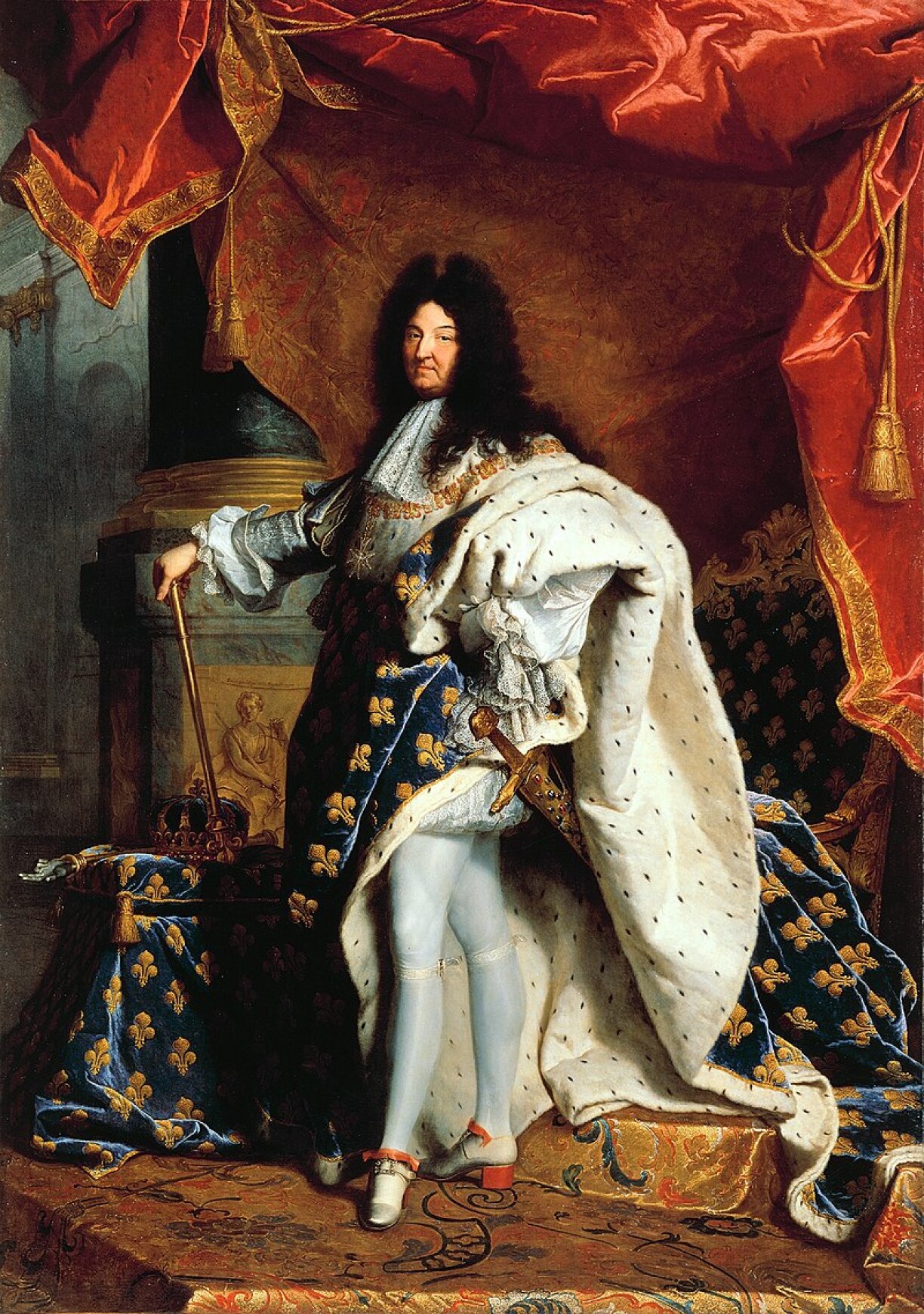 King Louis XIV of France (1643-1715).