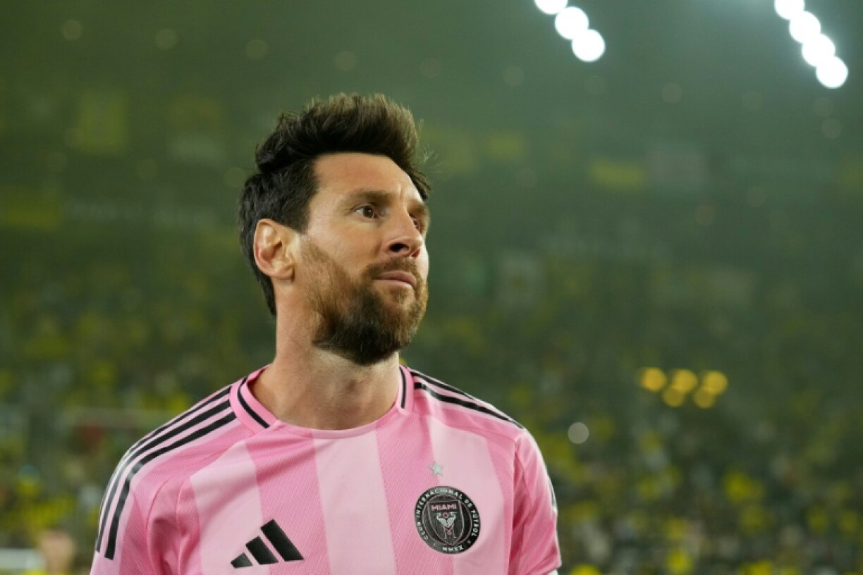 Lionel Messi leaves the field after Inter Miami's costly defeat to Columbus Crew in Major League Soccer