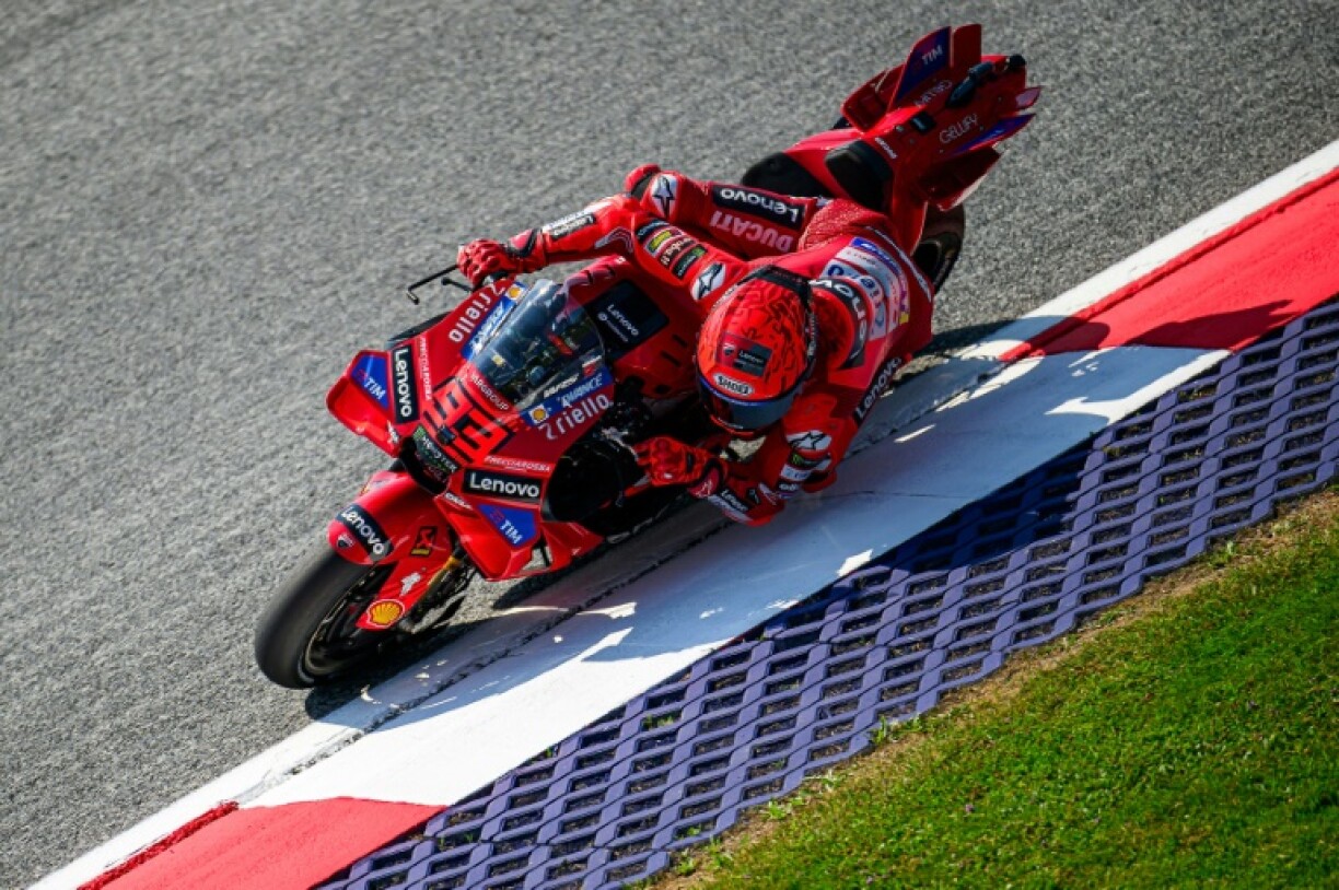 Marc Marquez dominating Friday practice in Austria