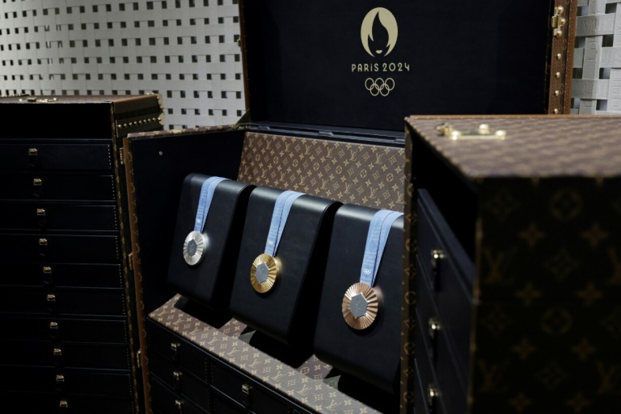 Some Paris Games medallists have complained that their medals have quickly become discoloured
