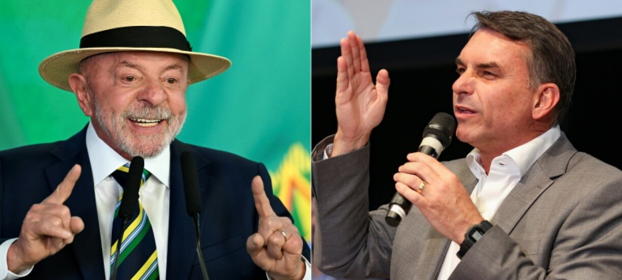 Brazil's incumbent Luiz Inacio Lula da Silva faces his right-wing rival Flavio Bolsonaro in Sunday's presidential election