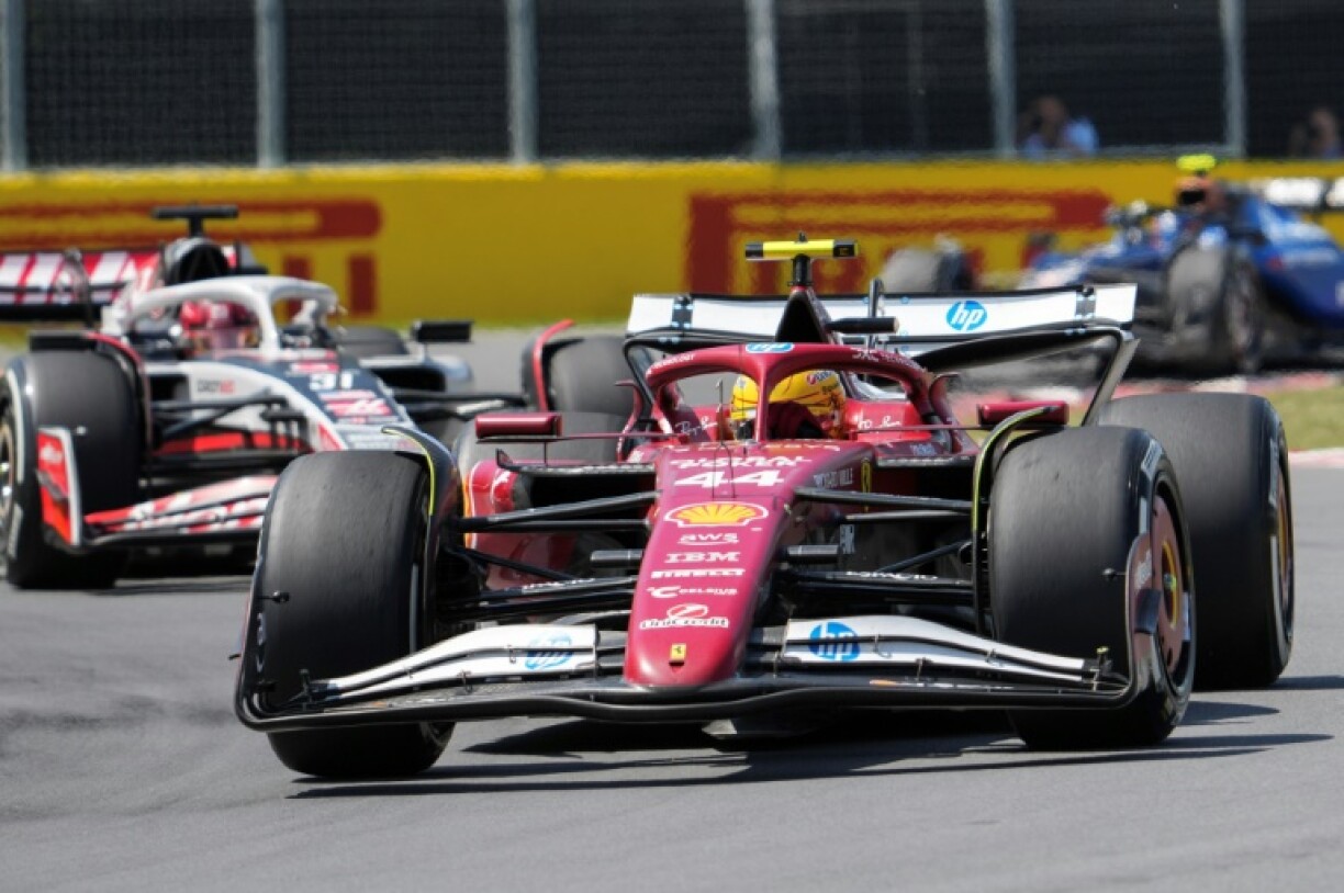 Lewis Hamilton struck a groundhog that ran onto the track during the Canadian Grand Prix