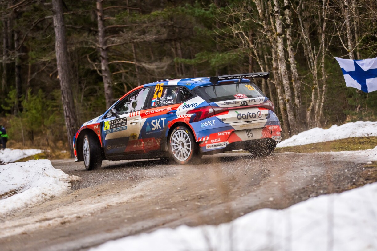 De Charles Munster am Asaz beim Rallye Monte-Carlo