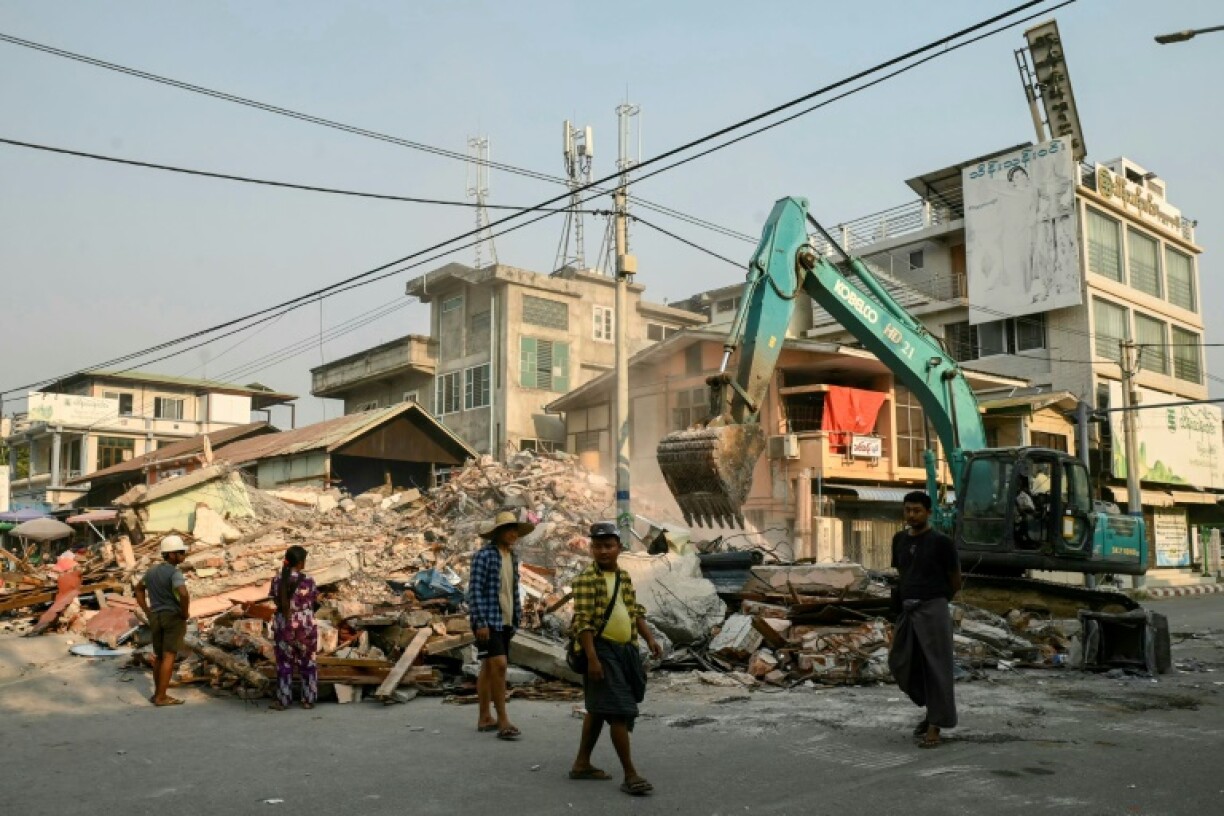 The destruction in Sagaing from the 7.7-magnitude earthquake was far higher than in neighbouring Mandalay