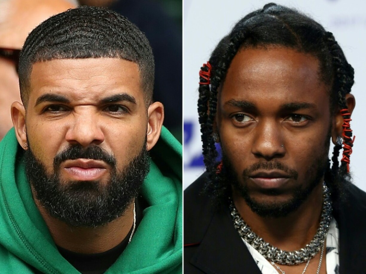Universal represents both Drake (L) and Kendrick Lamar (R), two rappers who exchanged a litany of increasingly vitriolic diss tracks in 2024
