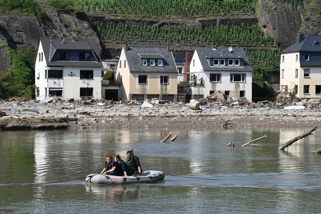 Fin juillet, l'Allemagne avait dû faire face à de graves inondations.