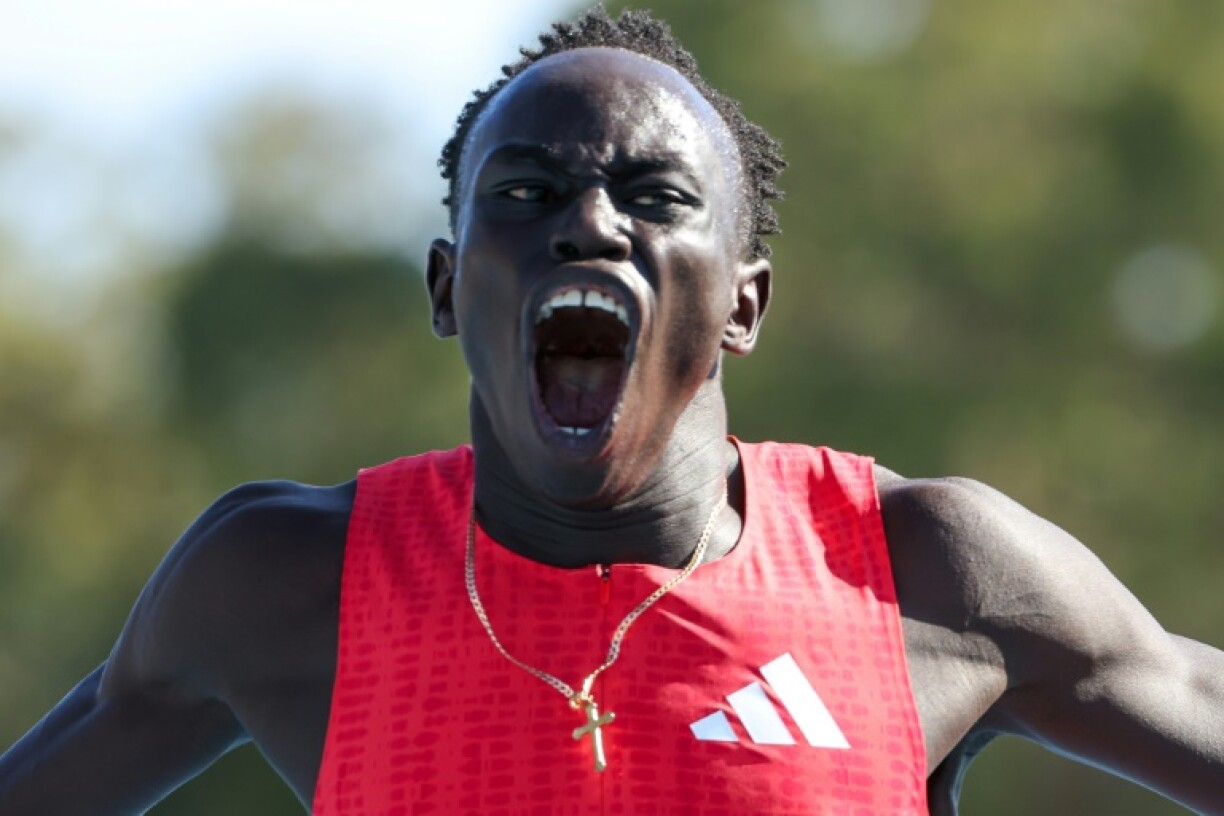 Gout Gout wins the men's 200m final during the Australian Athletics Championships in Perth in April