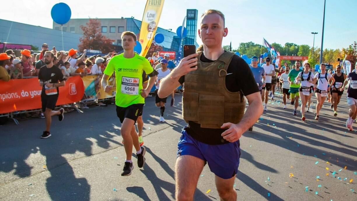 Den Oleksandr Dorofieiev beim Nuetsmarathon