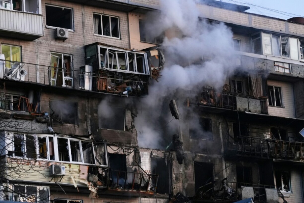 The attack on Kyiv was one of the largest of the war