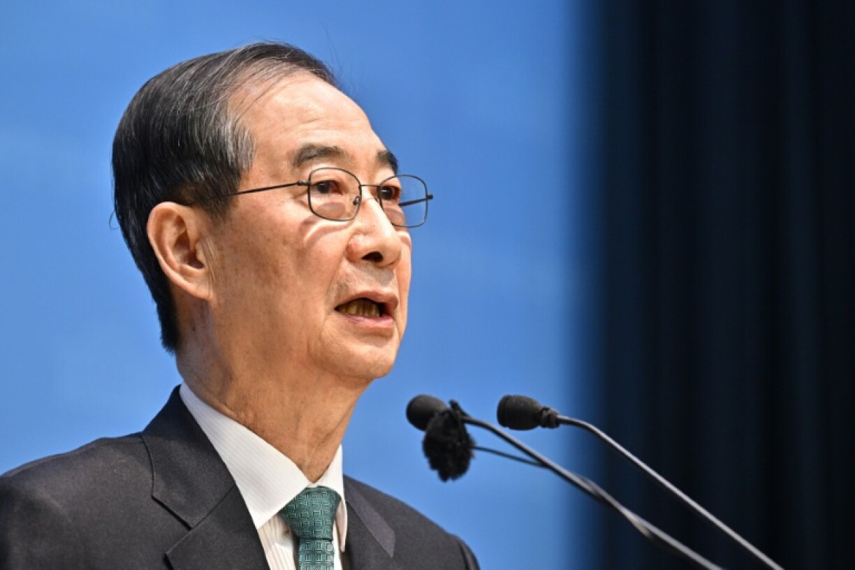 Han Duck-soo became acting president after Yoon Suk Yeol's impeachment