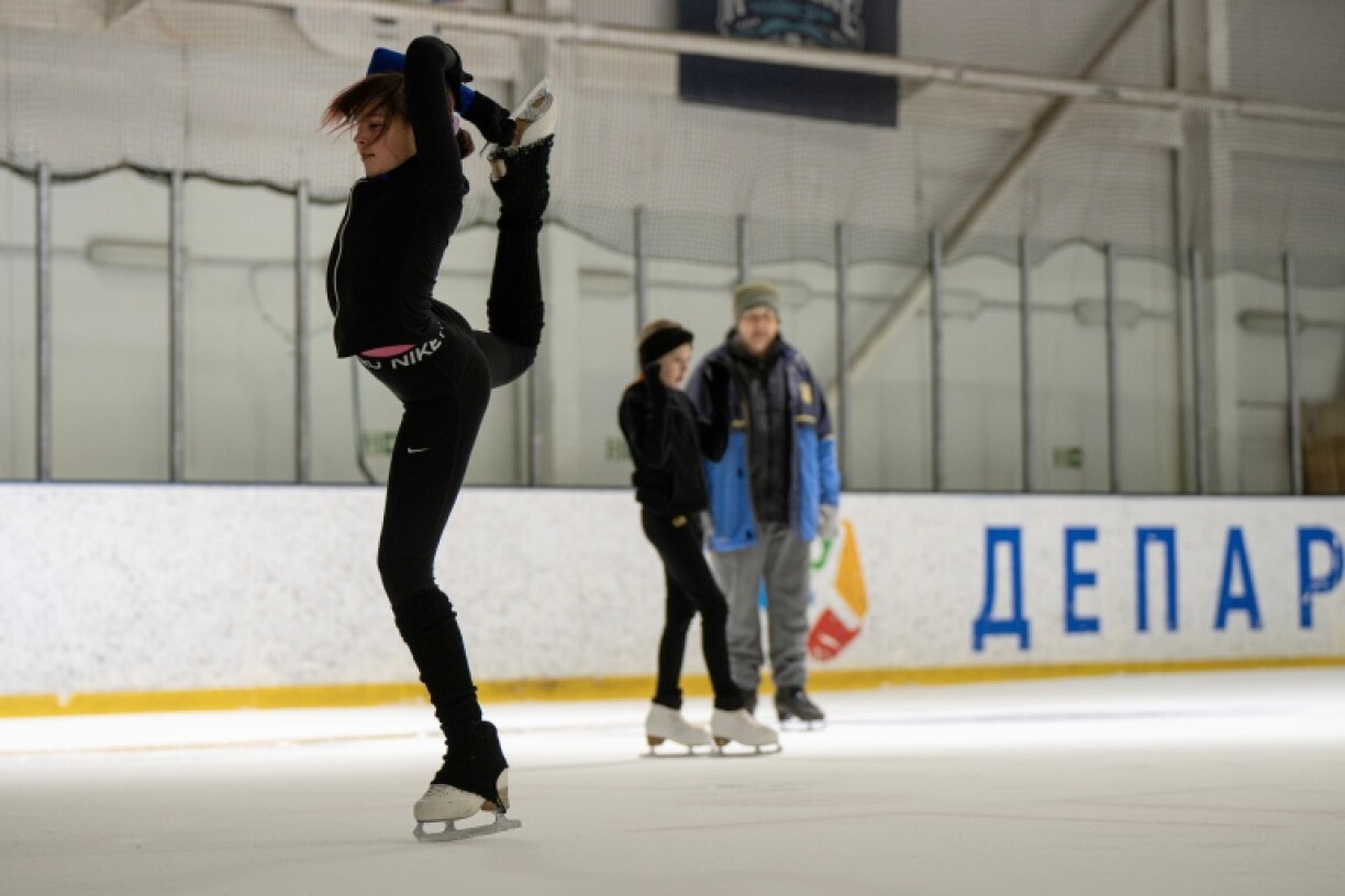 Kyiv's Chalet ice arena is the training base for Ukraine's future ice skating stars