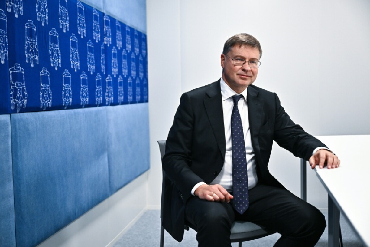 EU economy chief Valdis Dombrovskis spoke to AFP exclusively on the sidelines of the IMF-World Bank Annual Meetings in Bangkok