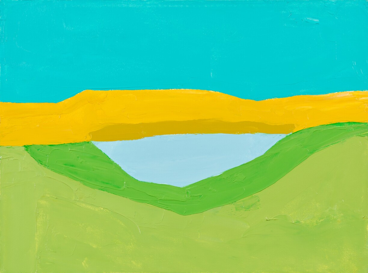 Etel Adnan, Untitled, 1988-1989. Private collection, Paris