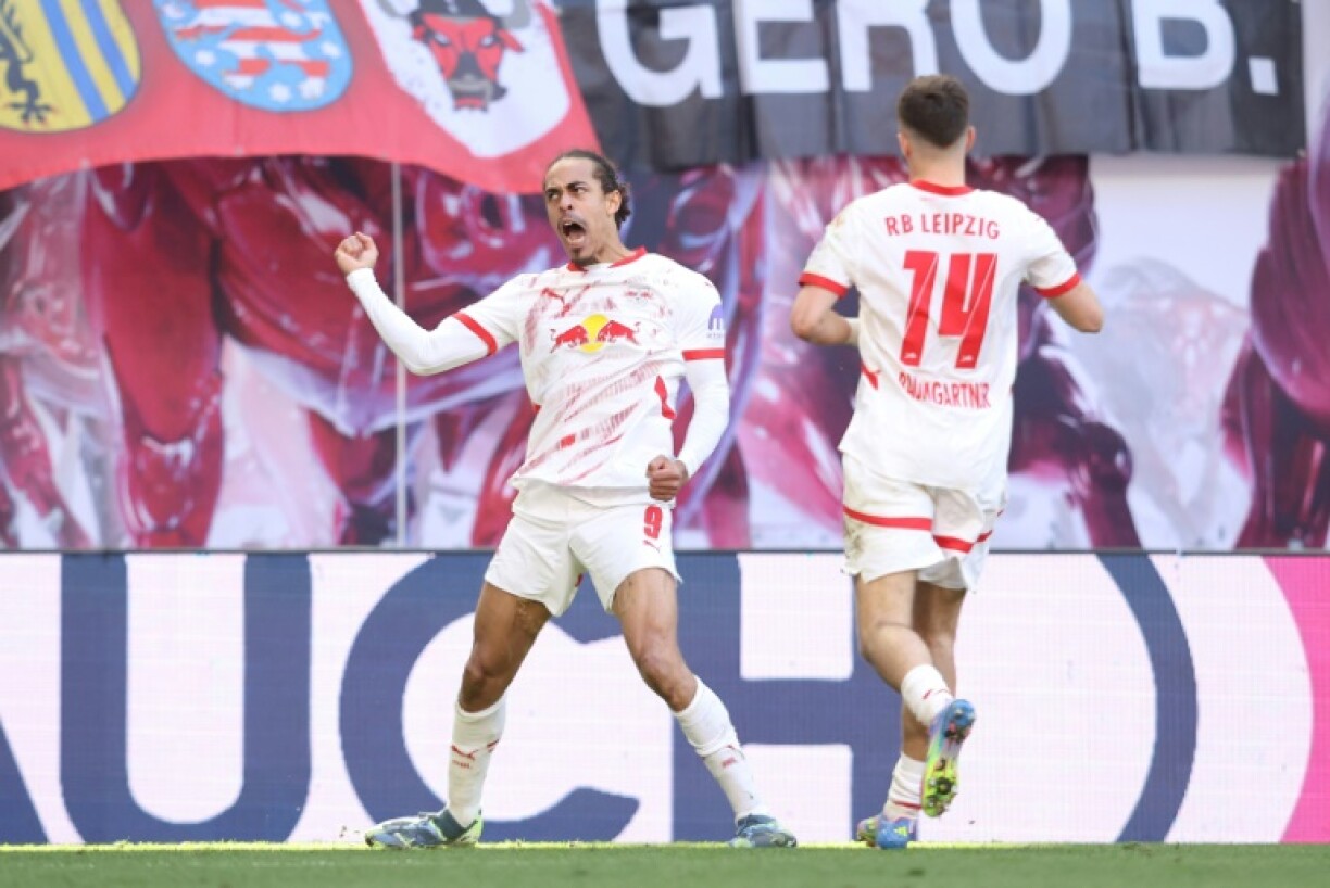 Leipzig's Danish forward Yussuf Poulsen has been with the club since 2013