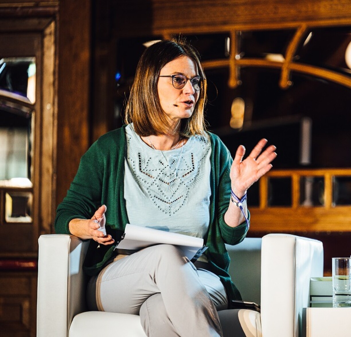 D'BicherLieserin a Co-Moderatorin vun dëser Gespréichsronn, d'Bea Kneip