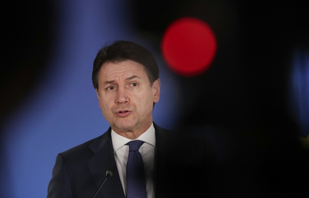 Le Premier ministre italien Giuseppe Conte au Sommet européen à Bruxelles, le 11 décembre 2020.