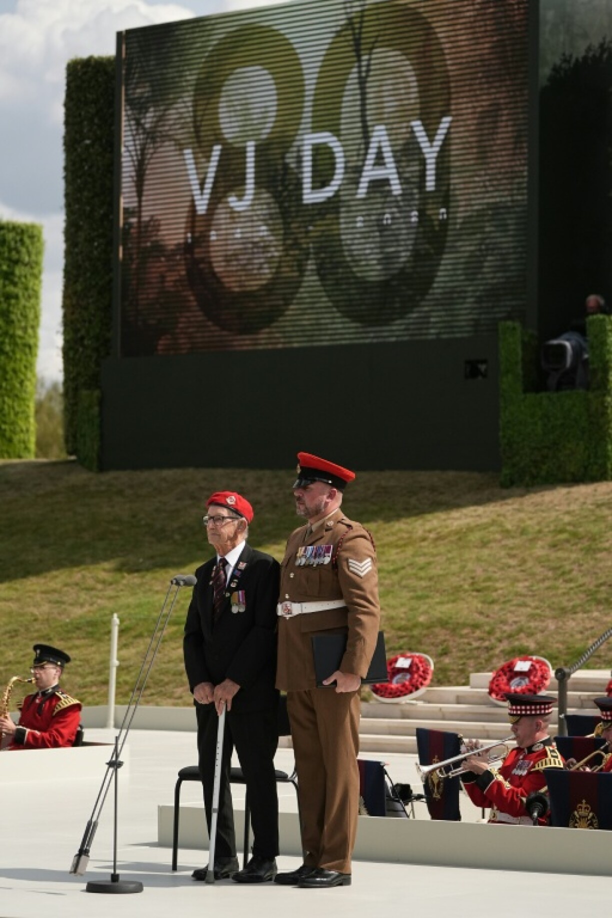 Charles vowed the sacrifices made during WWII would 'never be forgotten'