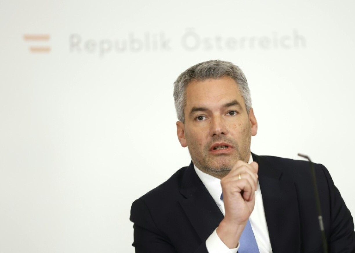 De Kanzler Karl Nehammer.