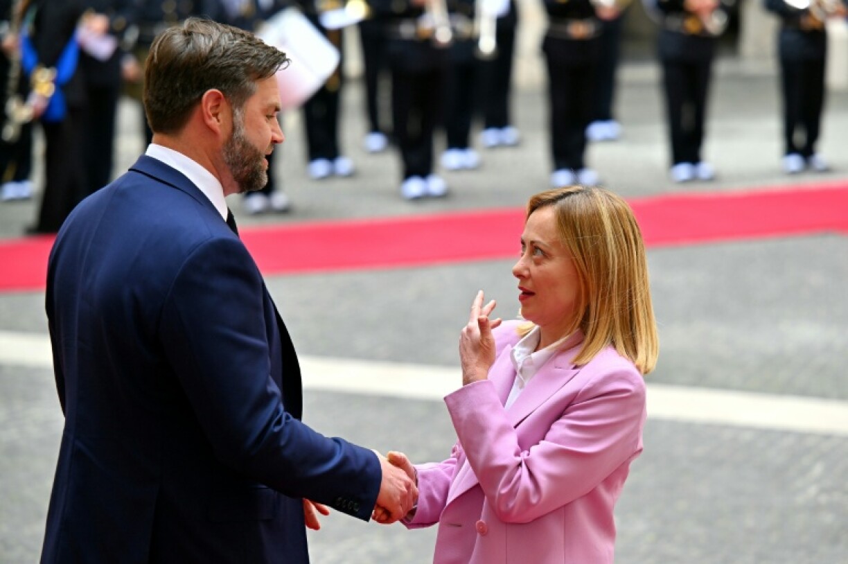 Vance tweeted after his visit Friday that he had had a 'great meeting' with Italy's premier