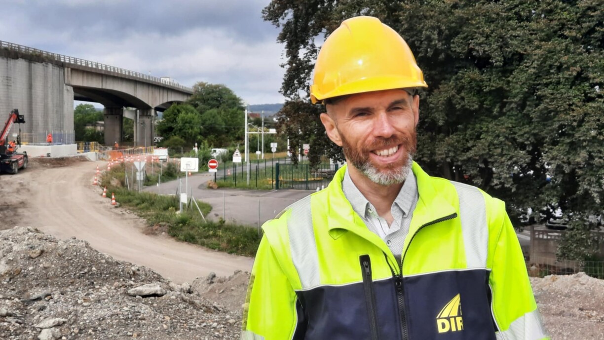Sébastien Delbirani, chef du service Ouvrages d'Art à la DIR Est: