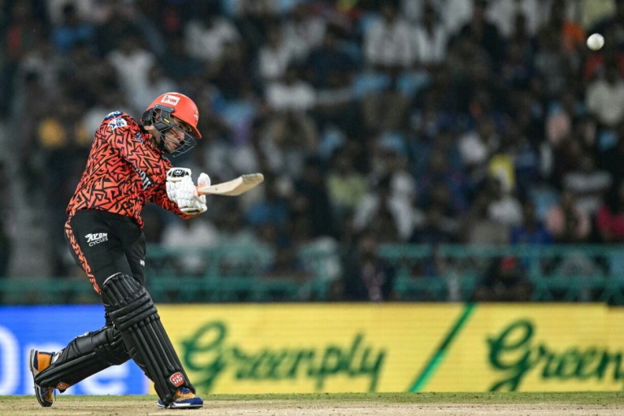 Sunrisers Hyderabad's Abhishek Sharma hit six sixes in his 59 against Lucknow Super Giants in the IPL