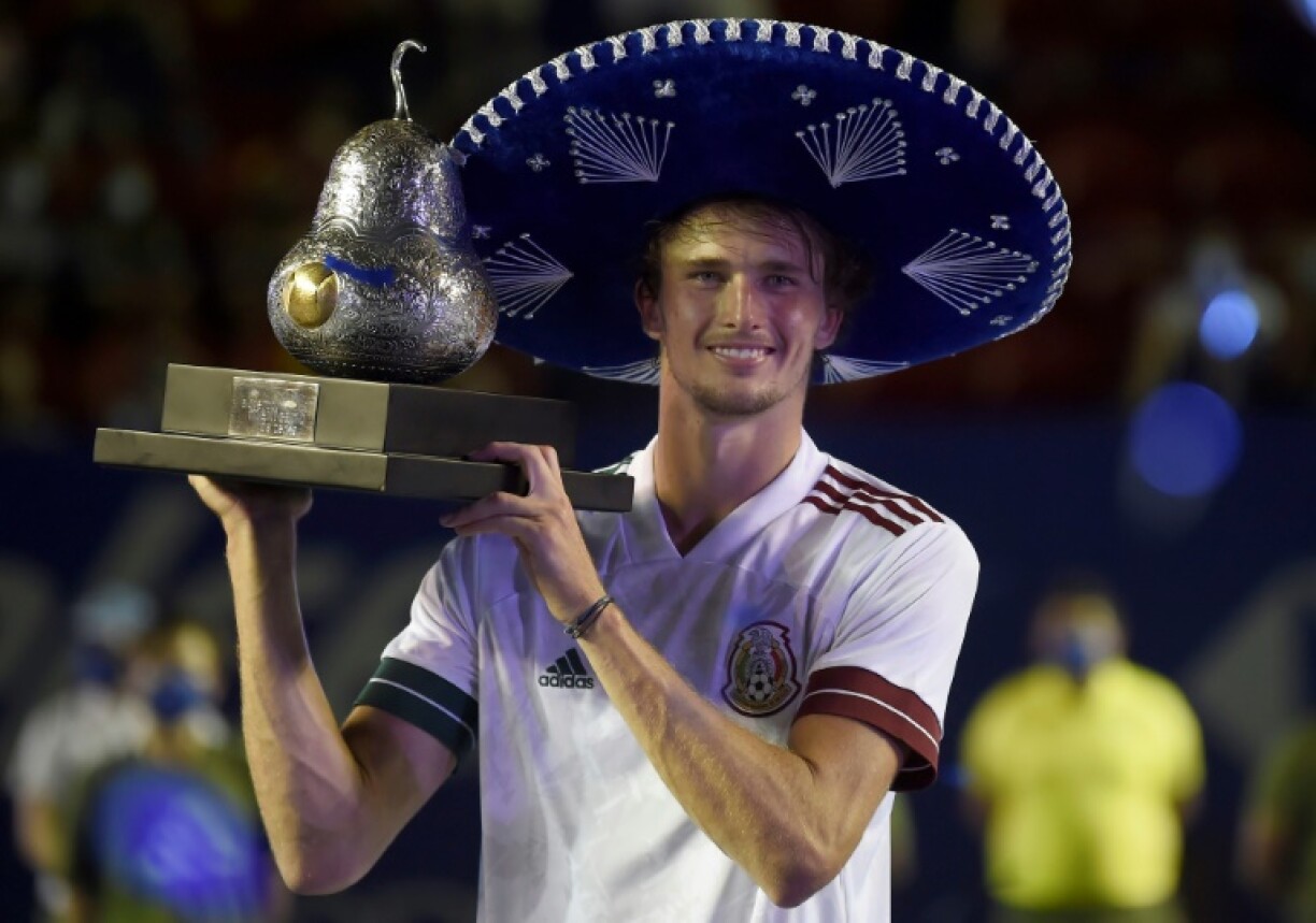 Alexander Zverev sacré à Acapulco, au Mexique, le 20 mars 2021
