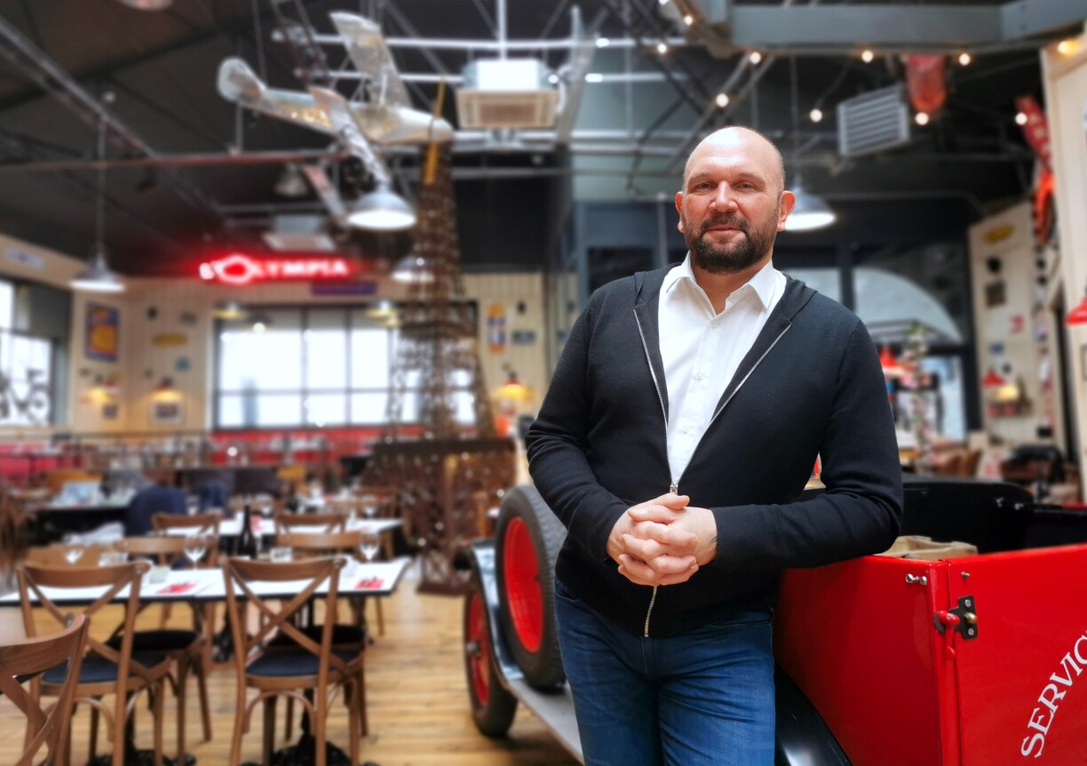 David Michel tente de séduire le Luxembourg avec son restaurant "Bouillon Batignolles", installé dans le quartier de Hollerich.