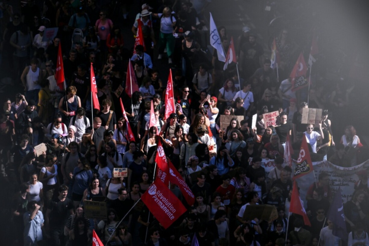 Manifestation lycéenne à Bordeaux, le 15 octobre 2026