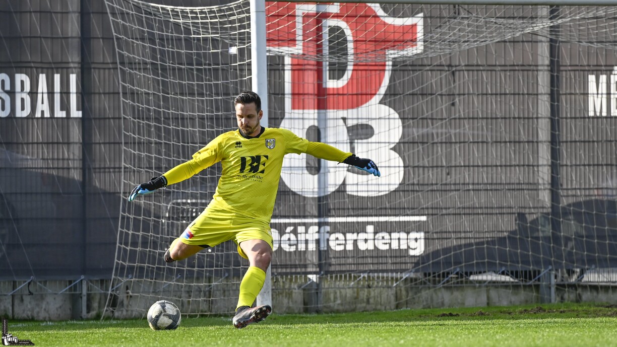 Kevin Sommer est en train de signer une saison aboutie avec la Jeunesse. Le gardien veut acter le maintien le plus vite possible.