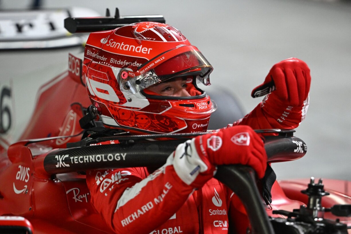Pilote monégasque sur Ferrari, Charles Leclerc partira en pole position à Las Vegas