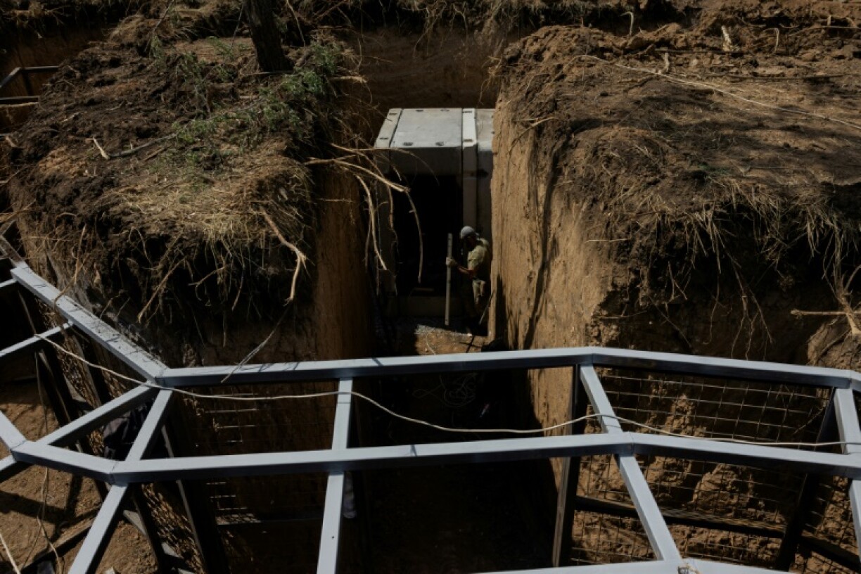 Ukraine has been working to strengthen its front-line defences