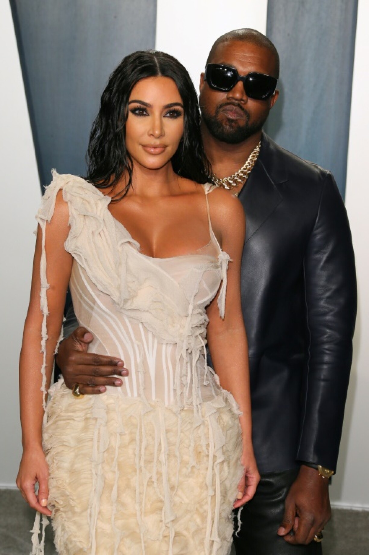Kim Kardashian and Kanye West, seen here in 2020, are now divorced but have four children together