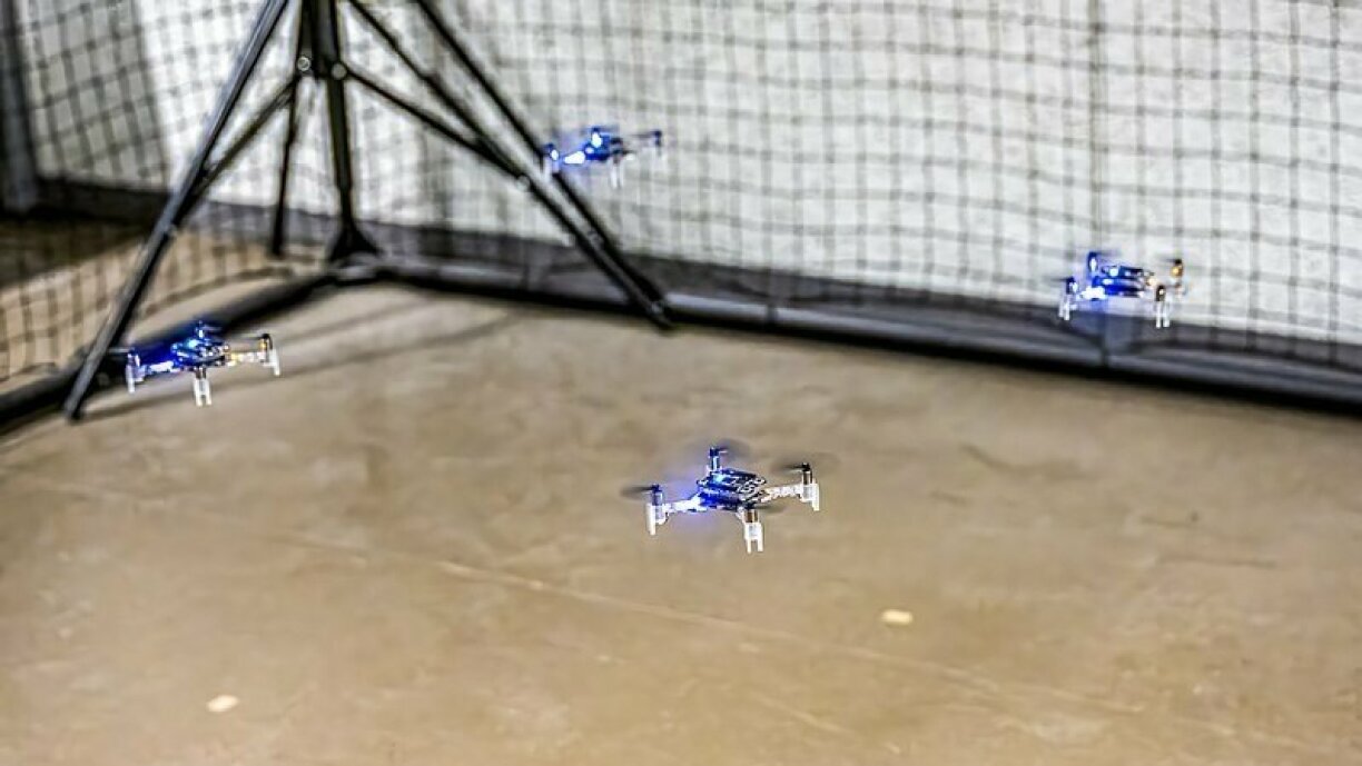 Le laboratoire des drones à l'Université du Luxembourg