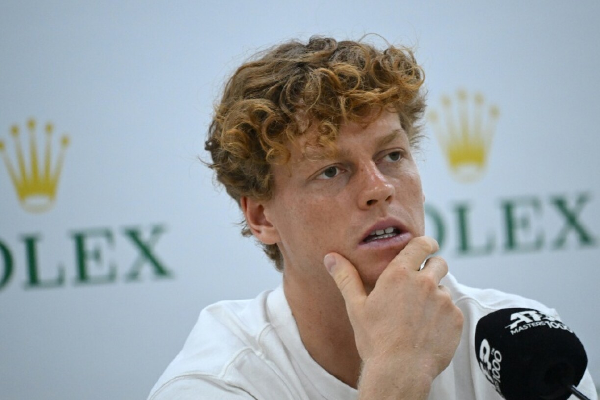 Italy’s Jannik Sinner attends a press conference at the Shanghai Masters