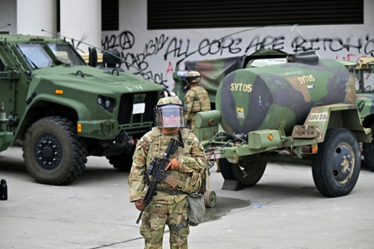 Members of the National Guard were deployed to Los Angeles -- against the wishes of California Governor Gavin Newsom