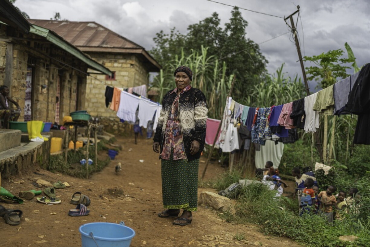 Marie-Therese Tsesi, a 63-year-old nurse, has taken in five Ebola orphans
