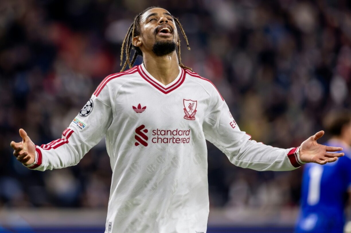 Liverpool forward Bradley Barcola scored a hat-trick against LASK