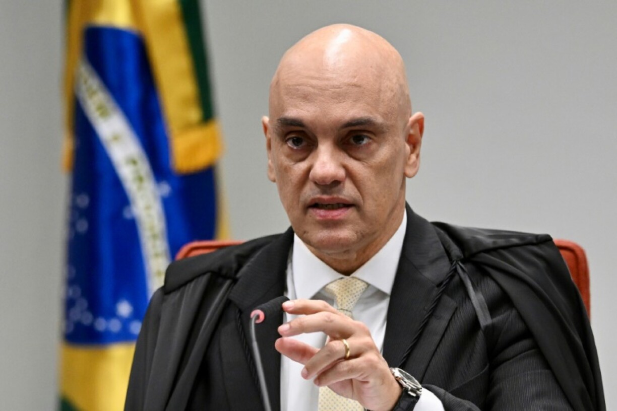Le juge de la Cour suprême brésilienne Alexandre de Moraes, le 10 juin 2025 à Brasilia