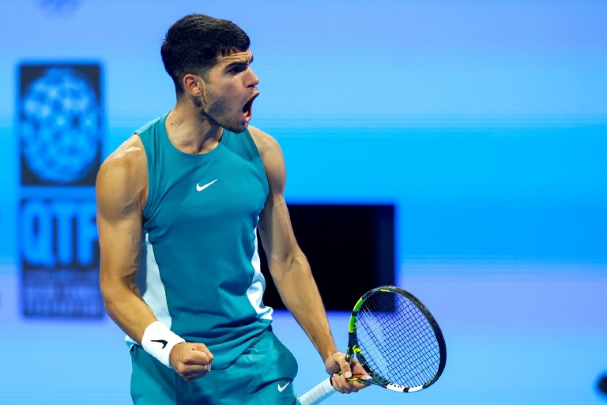 Carlos Alcaraz was made to sweat by Luca Nardi after a comfortable start